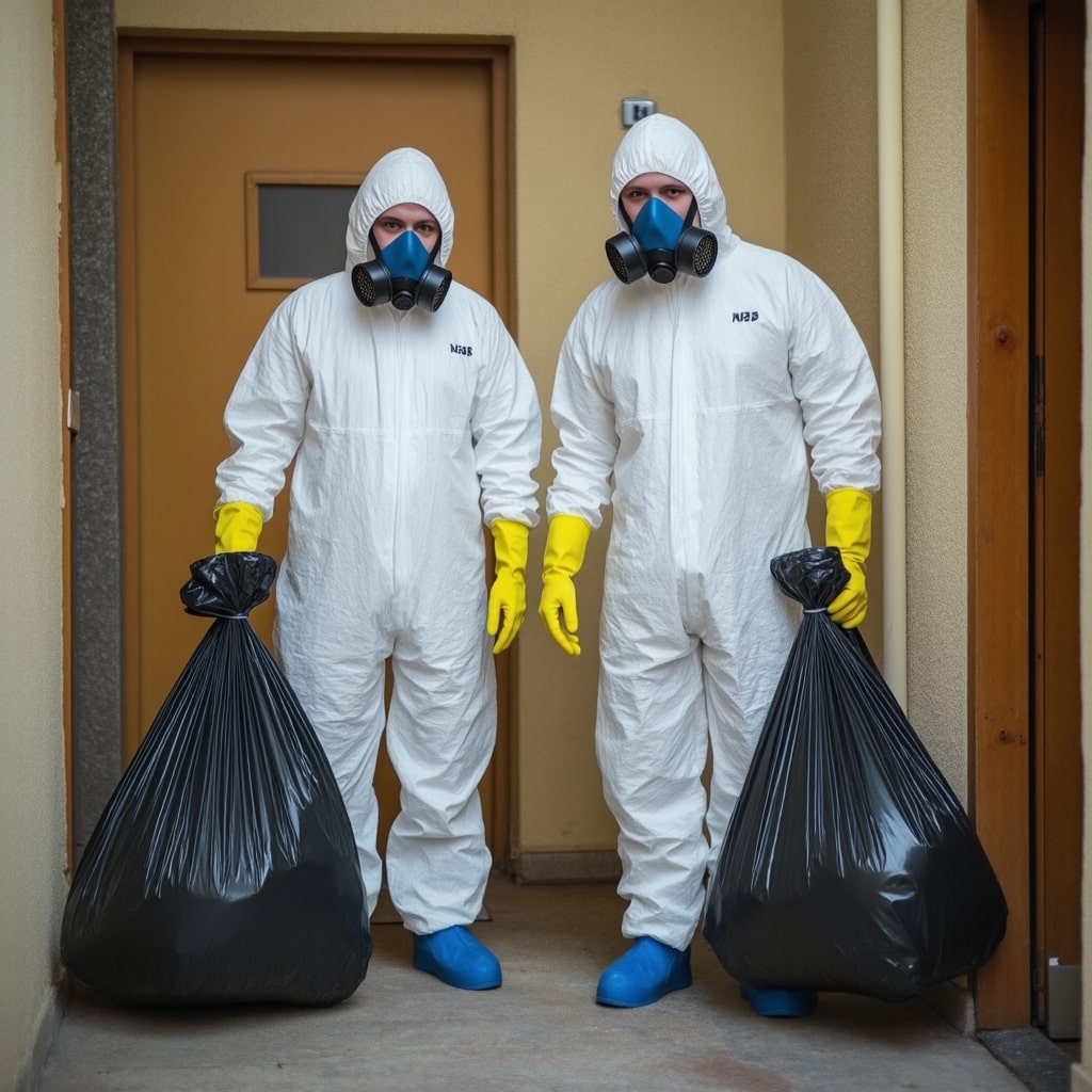 Experts en buidatge i desinfecció d'habitatges afectats per la síndrome de Diògenes a Vilafant