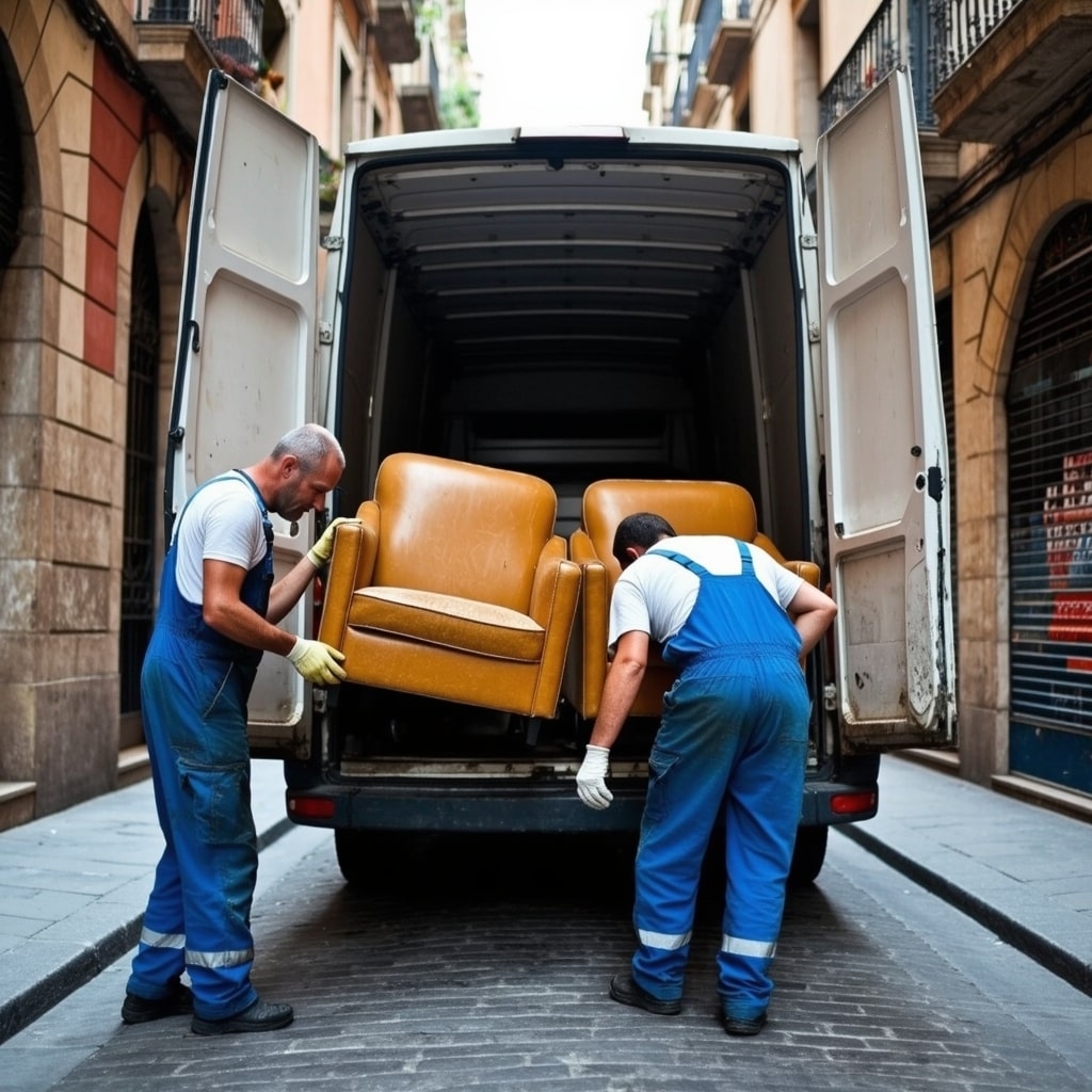 Vaciado de locales comerciales en Ripoll